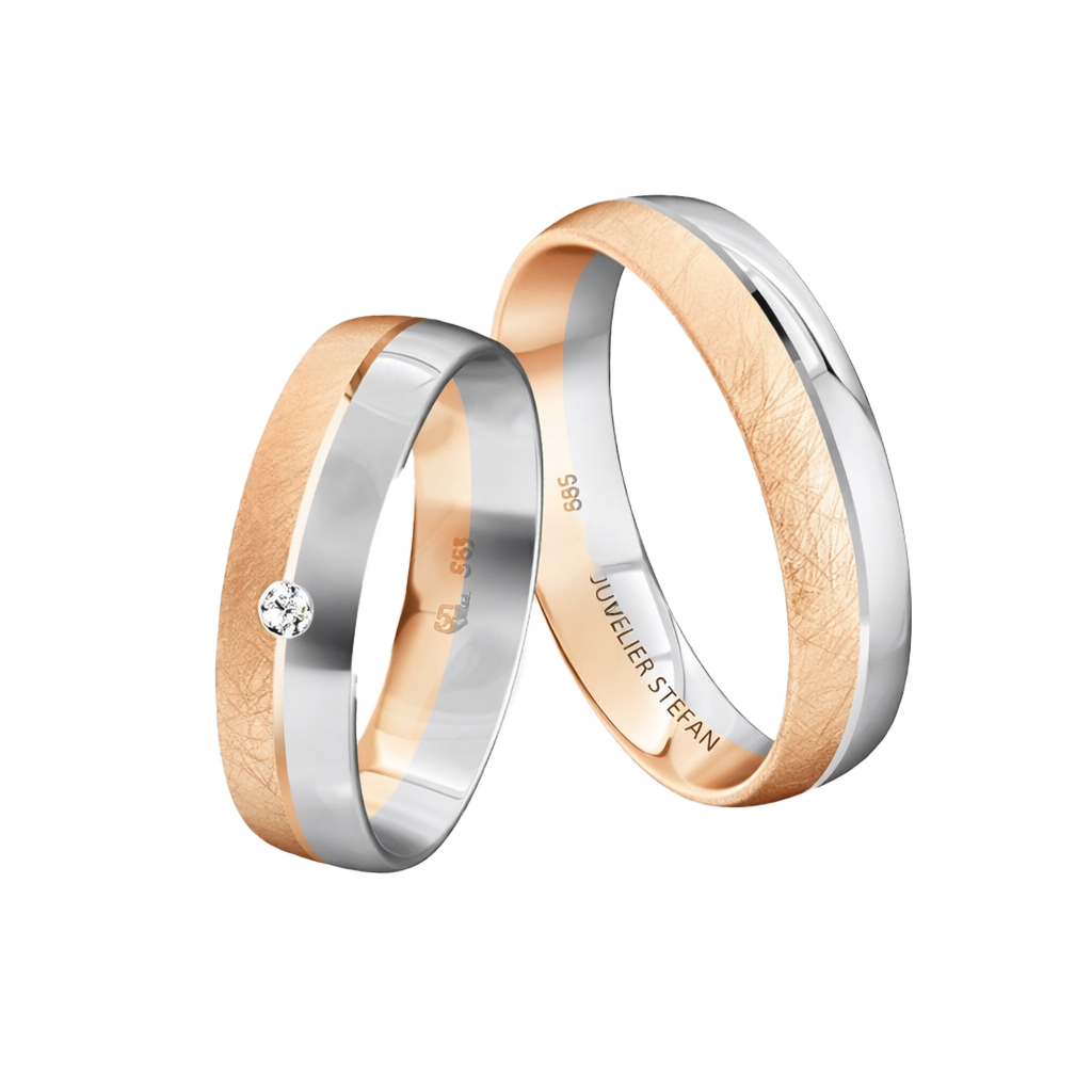 Silber & Gold Ring